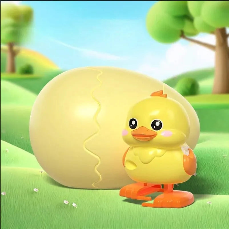 Jumping egg cute beast clockwork toy in plastic for teenagers 7-14 years old