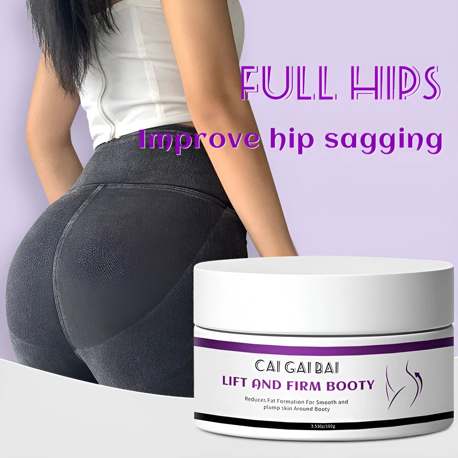 NDC Hip Lifting Cream 100g portable buttocks firming gel container