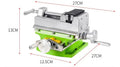 240W bench drill milling machine with cross bench pliers and heavy duty pliers for workshop use