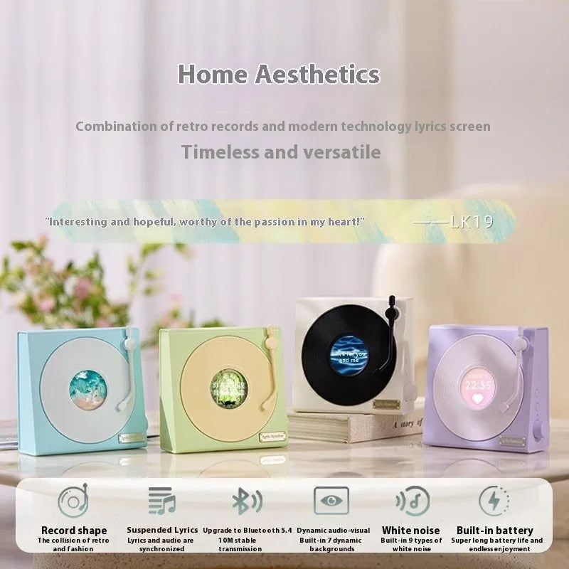 Retro creative Bluetooth speaker in multiple colours with 1800mAh battery and 5W output for portable audio