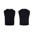Men's solid colour lyocell vest tank top with round neck collar in black or grey colour