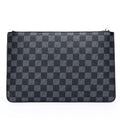 Men's soft PU leather clutch showing card slots, bill compartments, and zipper pocket