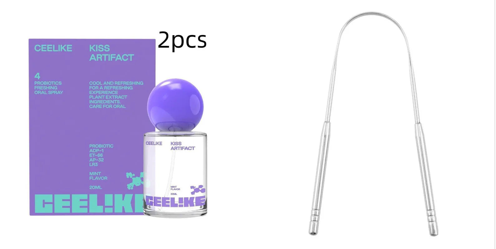 20ml probiotics oral care spray with compact 4.7cm dimensions