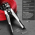 Fully automatic wire stripping pliers tool made from steel with box mounted presentation.