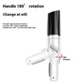 Wireless rechargeable car vacuum cleaner 12000Pa with tyre pressure gauge in black