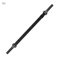 Black adjustable glasses cord with silicone earpiece ends on eyewear