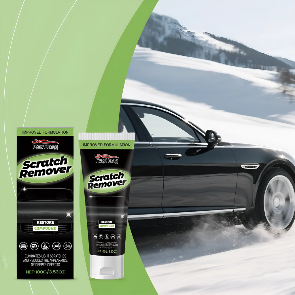 100g car scratch polish cream tube measuring 3.8x16.3cm with calcium carbonate formula
