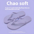 Orange foldable flat slippers with a non-slip PVC sole and hollow-out breathable design