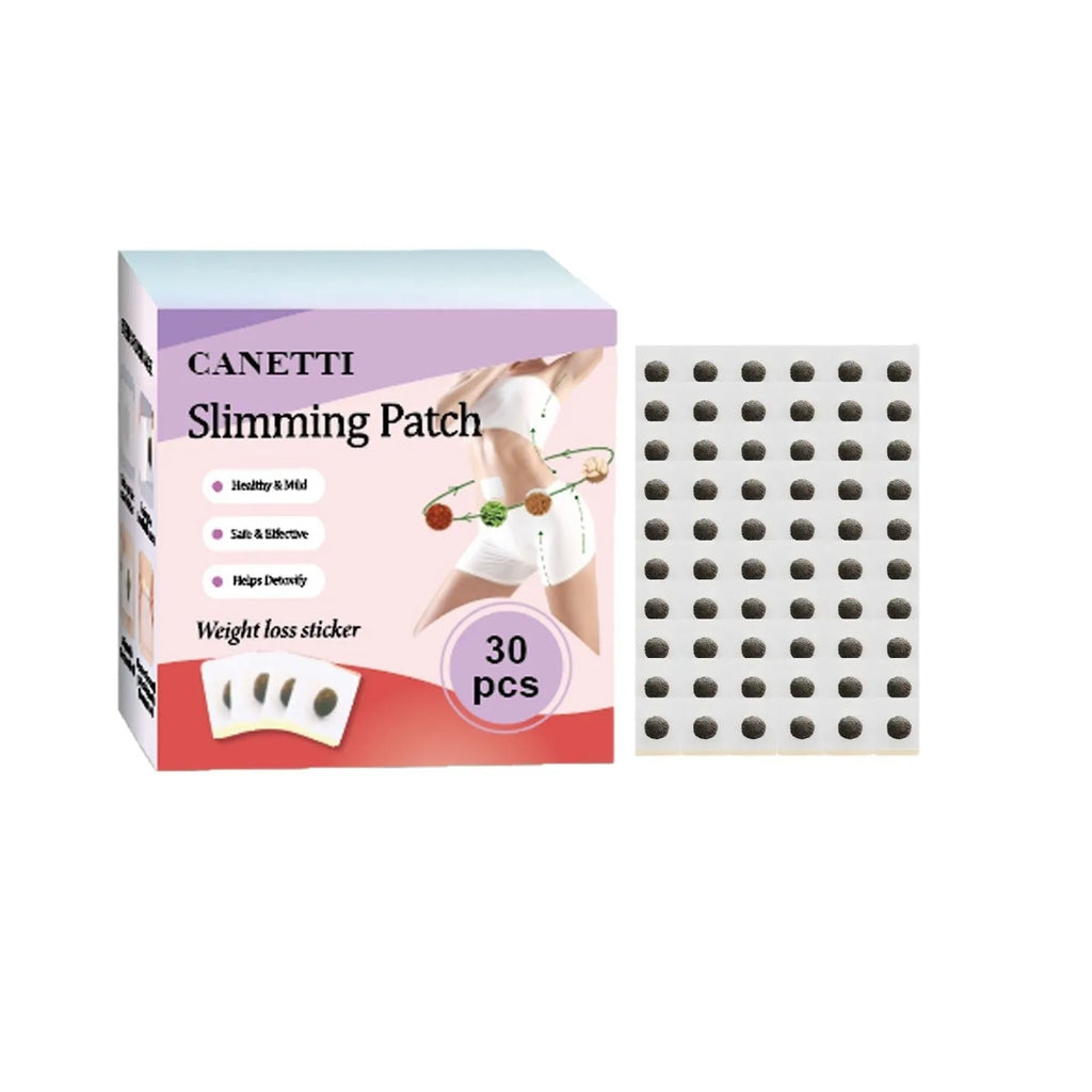 Herbal slimming belly button patch 30PC brown for big belly and waist tightening