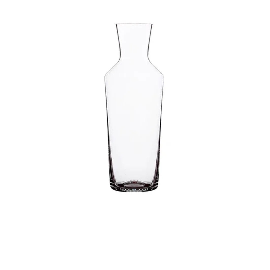 Household crystal glass wine decanter with liquor divider, 1450ml capacity, modern simple style, solid colour