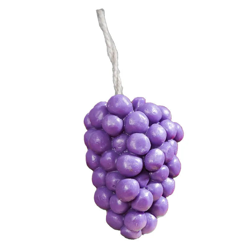 Purple and green grape cluster handmade soap bar 80g weight