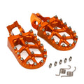 KTM aluminium alloy foot pedal in orange for motocross modification
