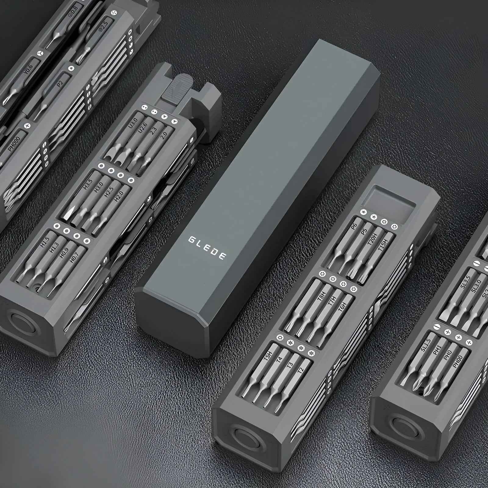 44-in-1 screwdriver set with S2 alloy steel bits in a compact storage case