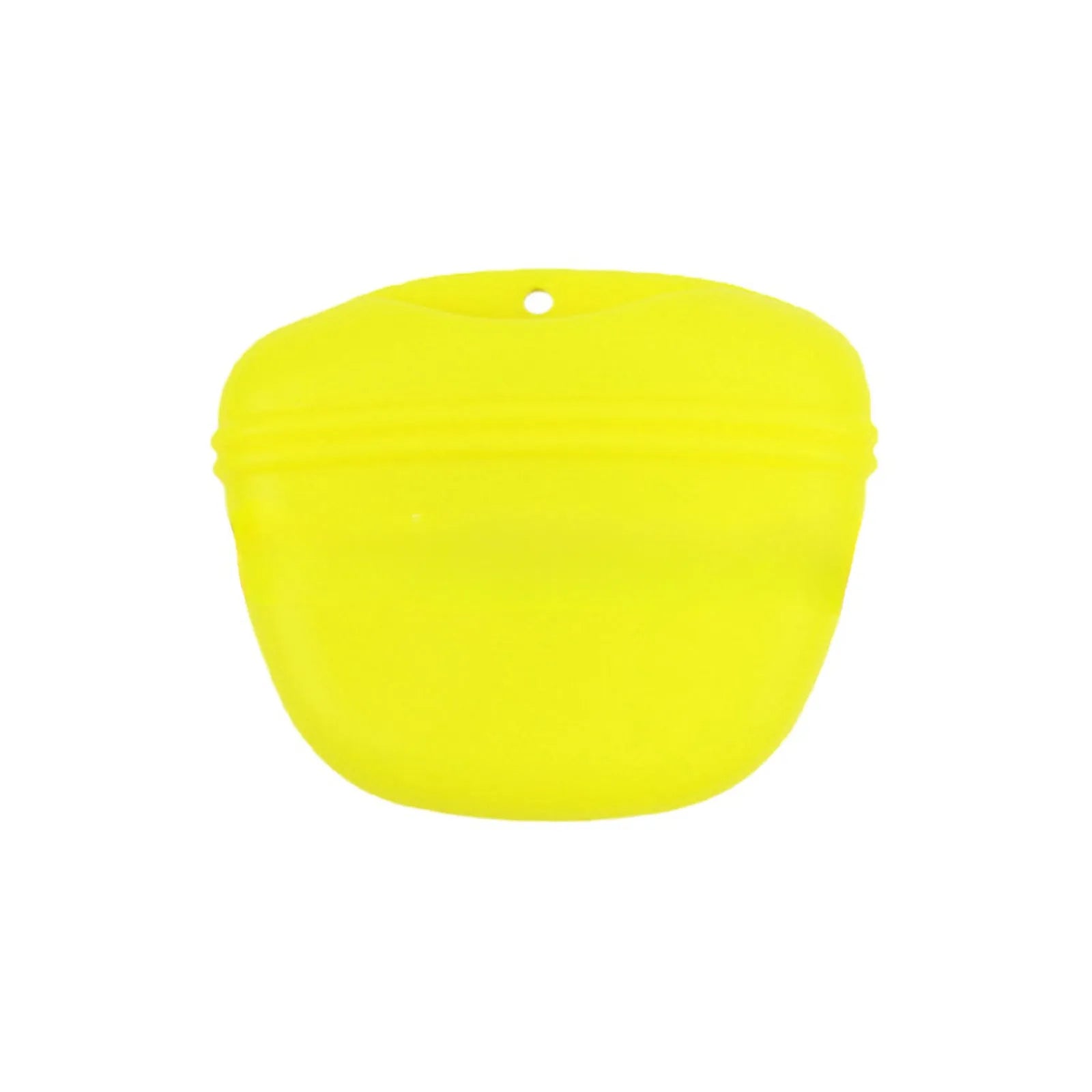 Silicone dog training treat waist bag with clip and magnetic semi-closed opening in assorted colours