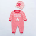 Baby knitted sweater jumpsuit in 95% cotton, long sleeves, concealed buttons, neutral beige colour, size 73cm