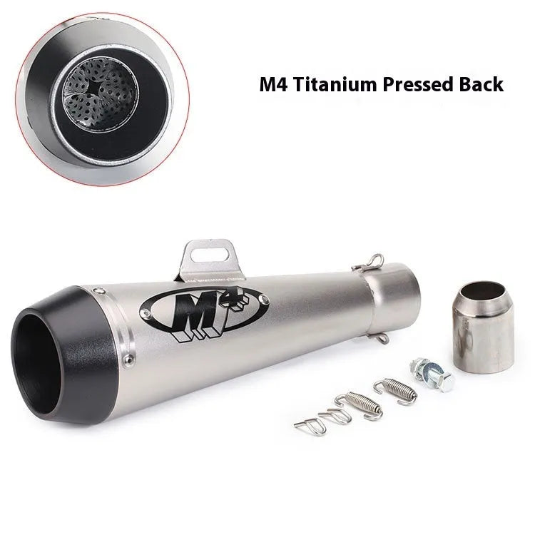 Universal M4 motorcycle exhaust pipe for large displacement bike modification