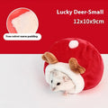 Rabbit anti-bite warm cotton pet nest for hamsters, 12×10×9 cm, pink rabbit colour
