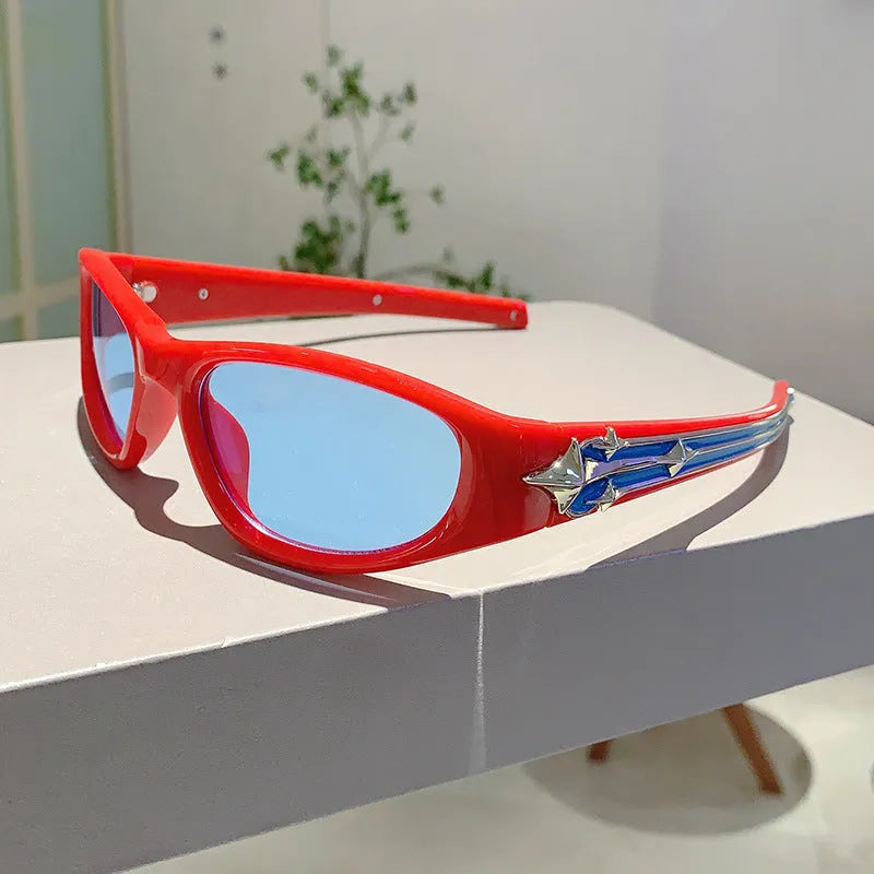 Polycarbonate sports sunglasses in multiple colour options with Category 3 lenses for outdoor protection