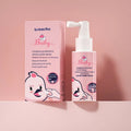 Children's probiotics oral spray bottle with strawberry and orange flavour options for teeth cleaning