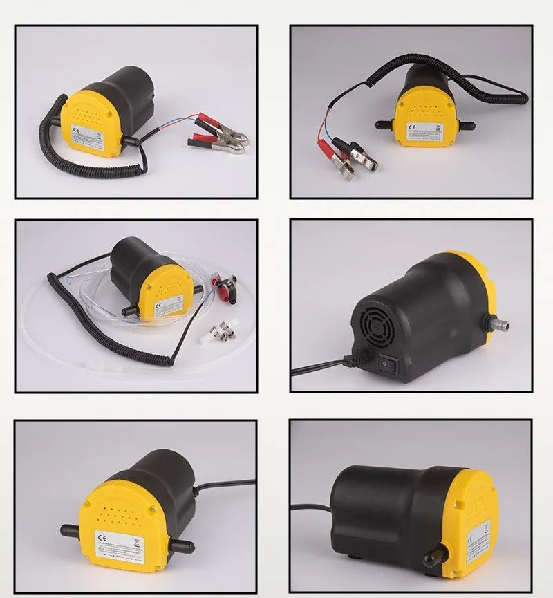 12V electric self-priming oil gear pump with engineering plastic pump body