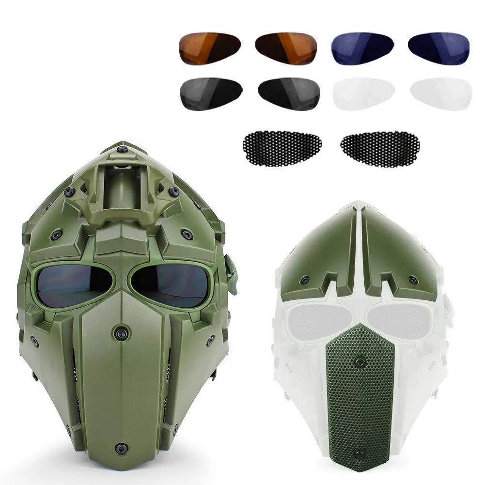 Ronin Tactical Helmet in black polymer with adjustable straps and EVA padding