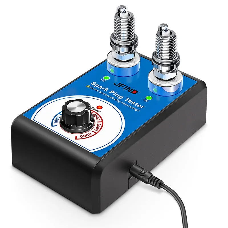 Car double-hole plug ignition system detector for spark plug fault diagnosis