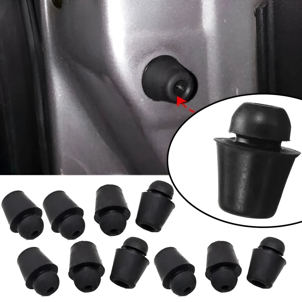Pack of 10 X16 colour rubber automobile buckle clips for vehicle vibration reduction