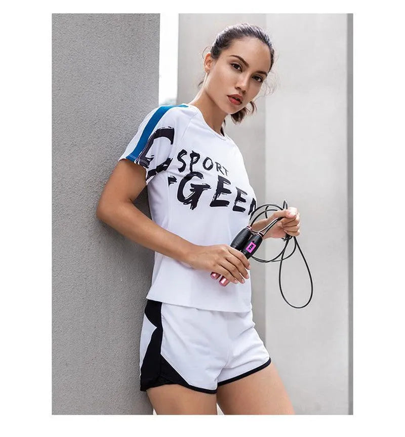 Adjustable digital skipping rope with black ABS handle and coated steel cable on white background