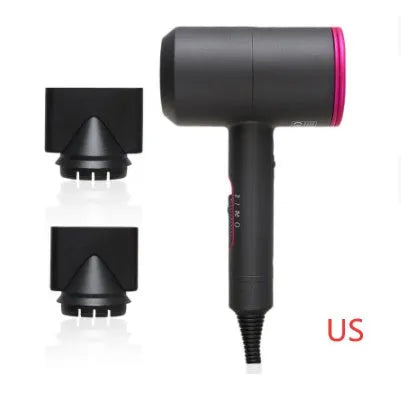 2000W hotel hair dryer with long cable and dual voltage, shown in selected colour with accessories.