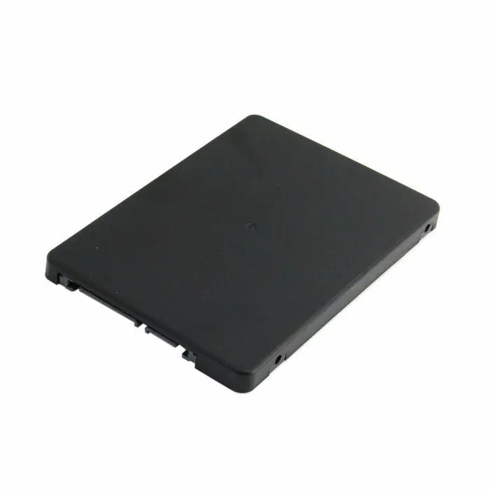Black mSATA to SATA transfer box enclosure with 7mm thickness for notebook use