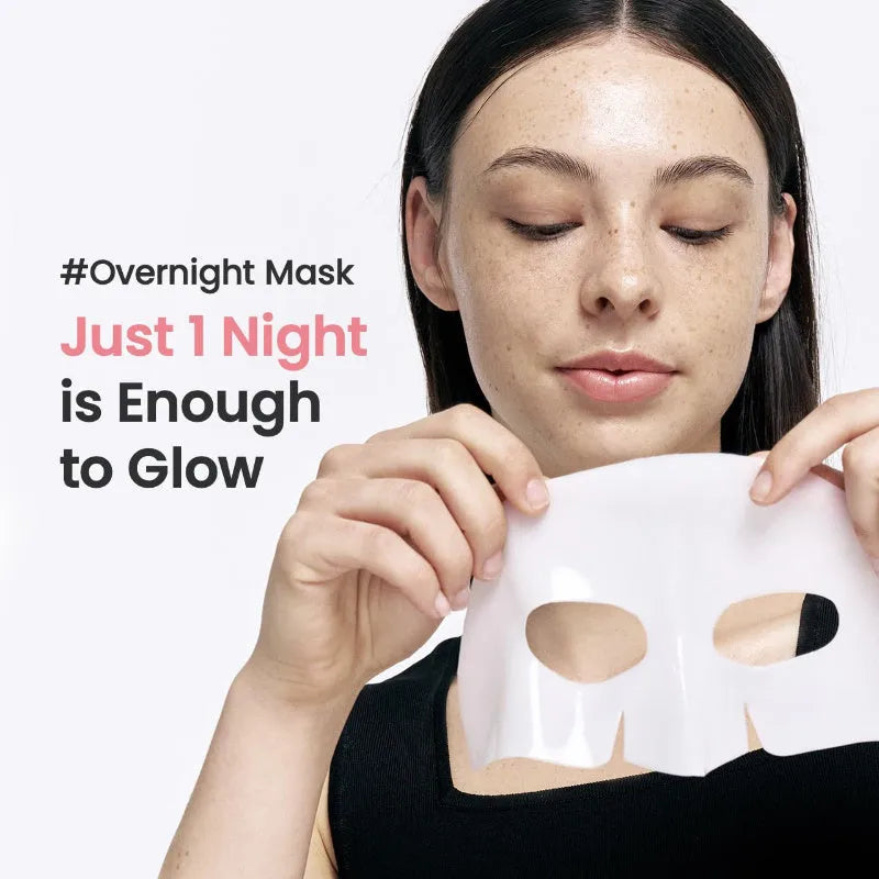 Deep Collagen Overnight Mask sheet mask with low molecular weight collagen for firming and hydrating skin, 34g