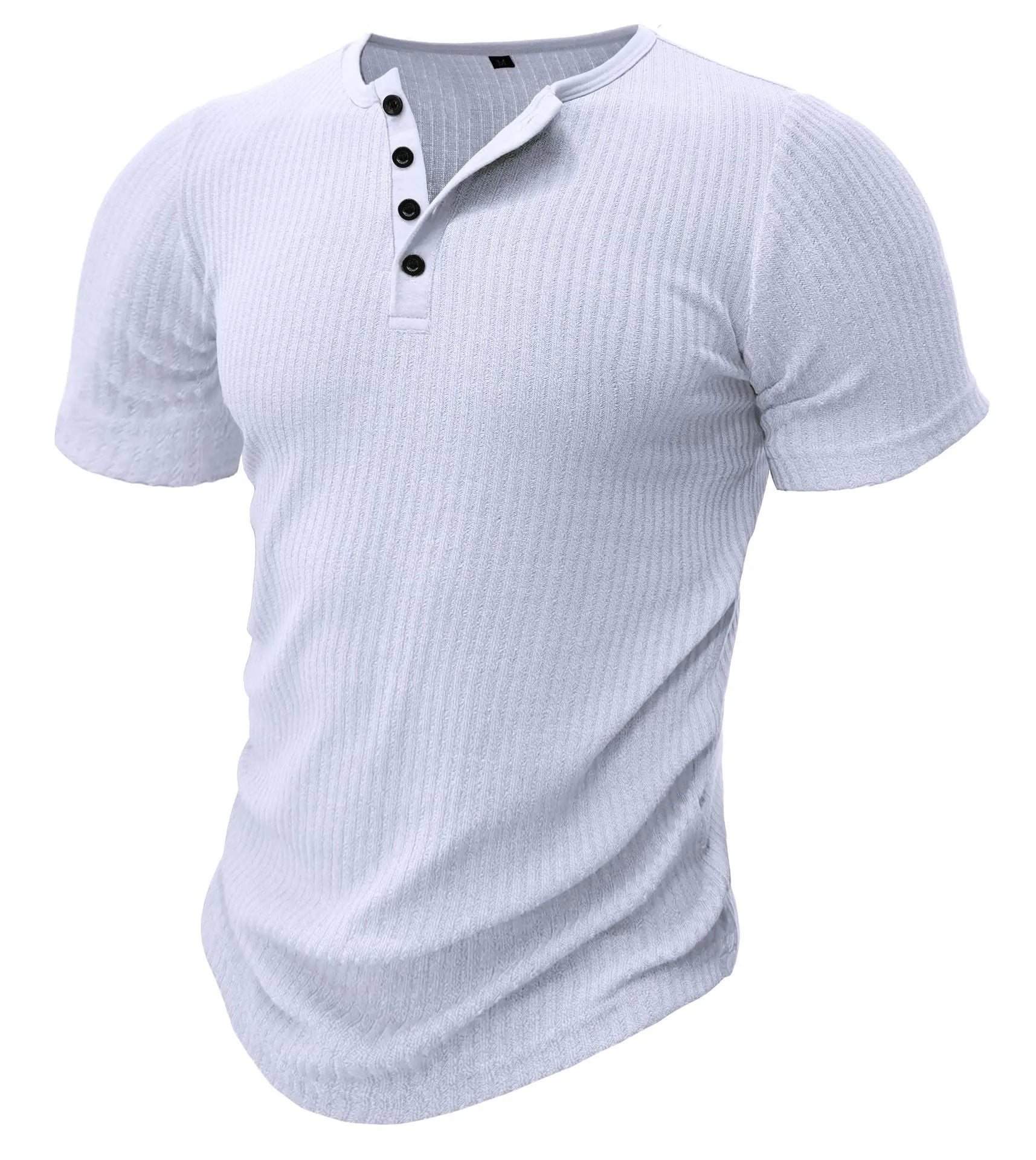 Men's slim fit muscle t-shirt in polyester, shown in army green colour.