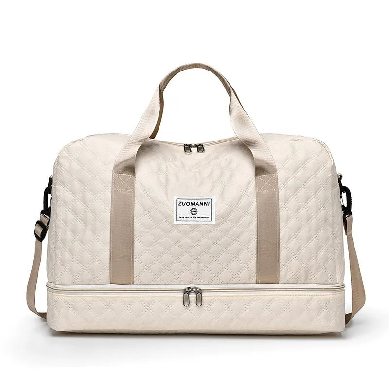 Oxford cloth buggy travel bag with 36-55 litre capacity in solid colour options