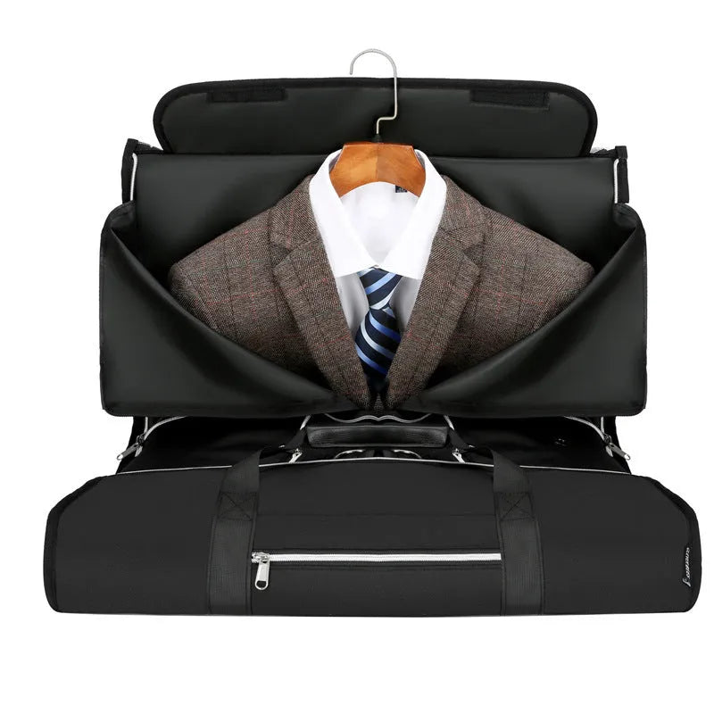 Oxford cloth sports bag in grey colour showing main compartment and separate dry-wet section.