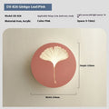Modern tricolour LED bedside lamp with decorative motifs in white or pink finishes