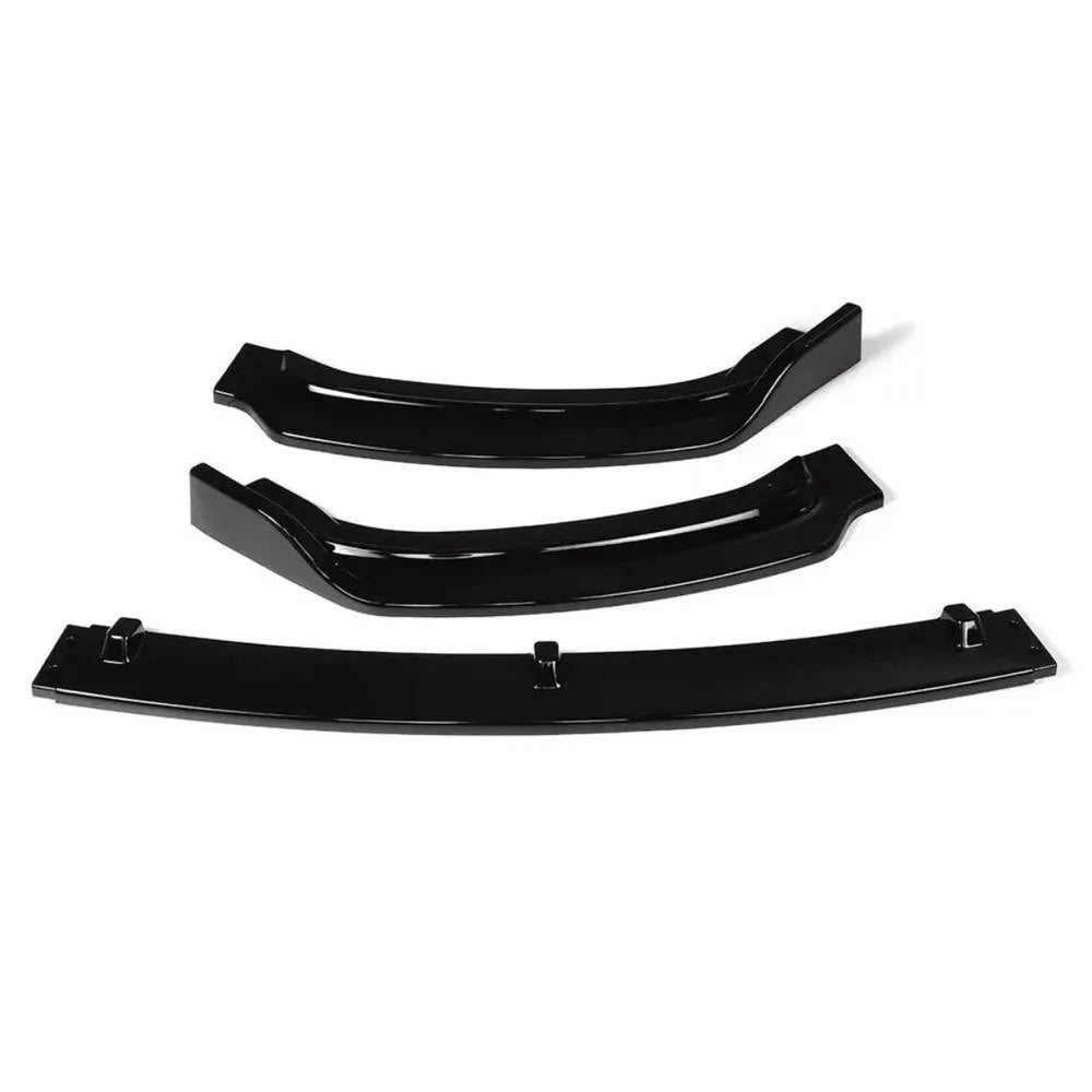 Black front bumper lip spoiler for BMW 3 Series F30 F35 models