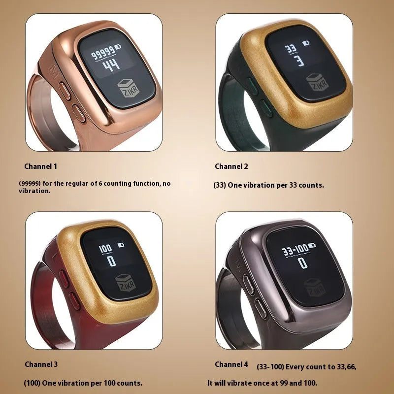 Al-fatiha Zikr electronic counter with digital display in choice of colours and sizes