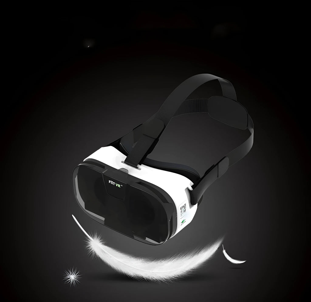 Black and white resin mobile phone VR helmet 3D glasses head-mounted 545g