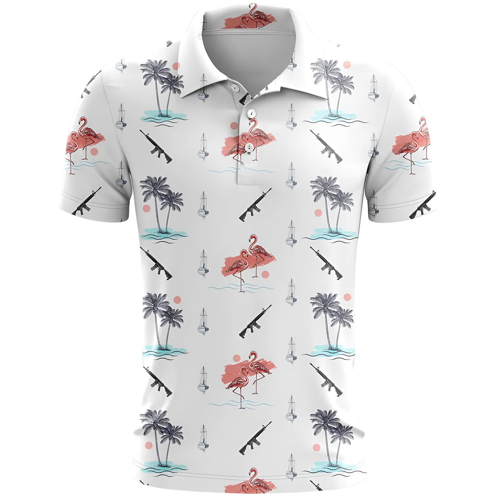 3D printed short sleeve sports top in bird eye cloth polyester, loose fit