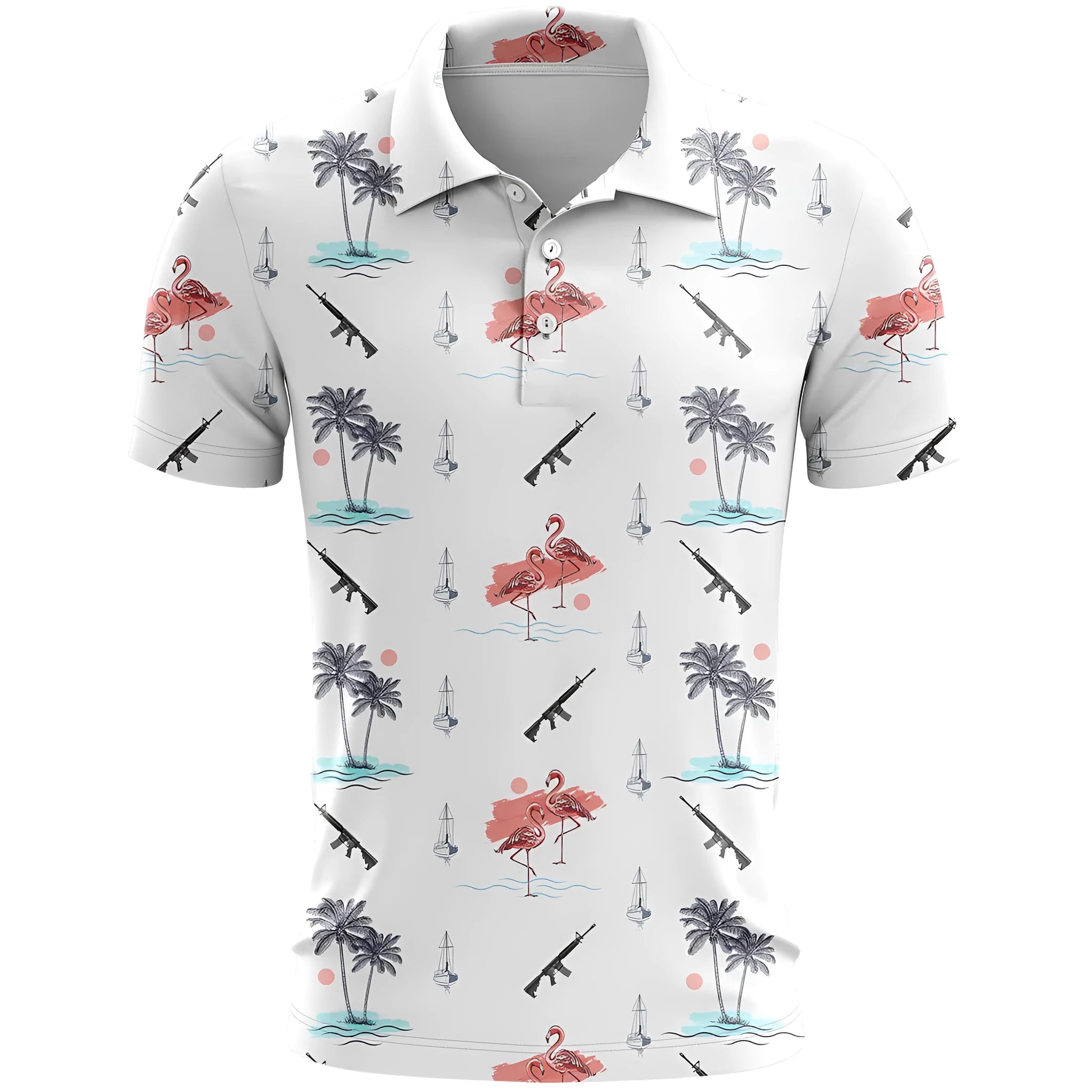 3D printed short sleeve sports top in bird eye cloth polyester, loose fit