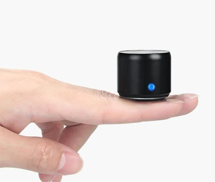 EWA A106 Pro mini Bluetooth speaker in black with bass radiator and IPX67 waterproof rating