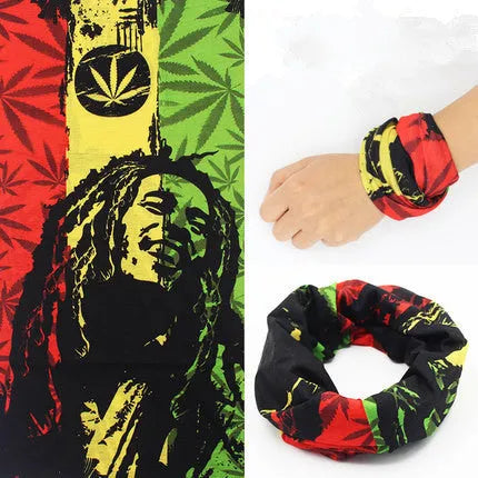 Outdoor Variety Magic Bandana Cycling Mask Neck Cover in polyester, 49x24cm, unisex design
