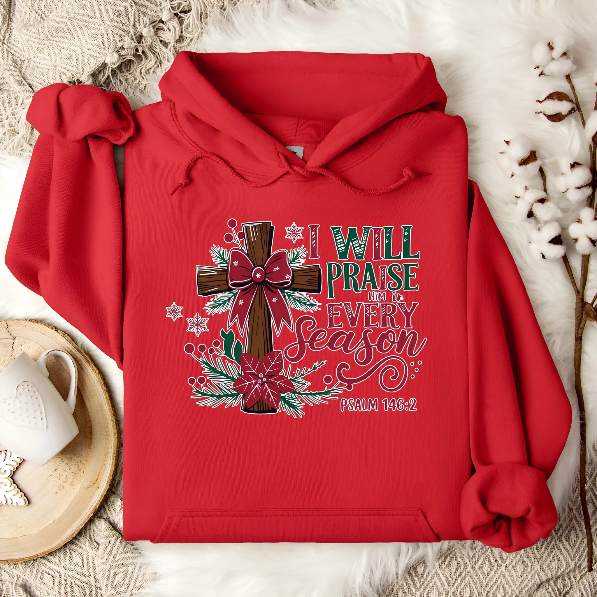 European size drop-shoulder casual sports hoodie with front pocket and print, loose pullover style, polyester fabric