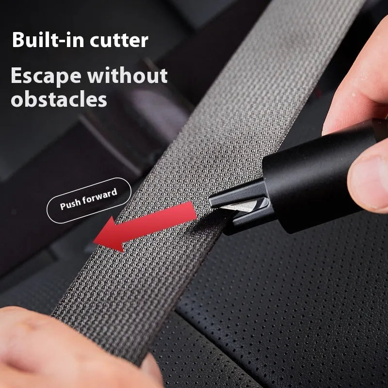 Aluminium alloy vehicle window breaking machine with pointed tip for emergency glass break