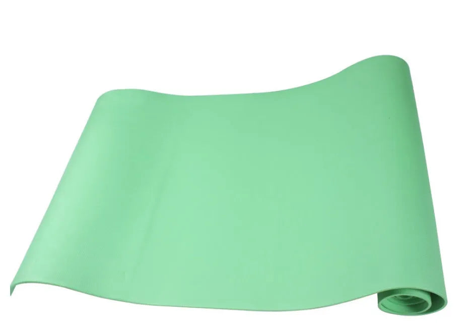 EVA composite yoga mat in multiple colours showing 4mm and 6mm thickness options