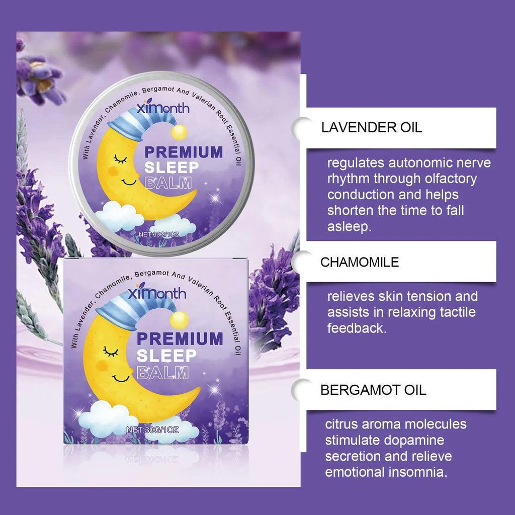 Sleep Goodnight Cream 30g jar with lavender and chamomile for night-time use.