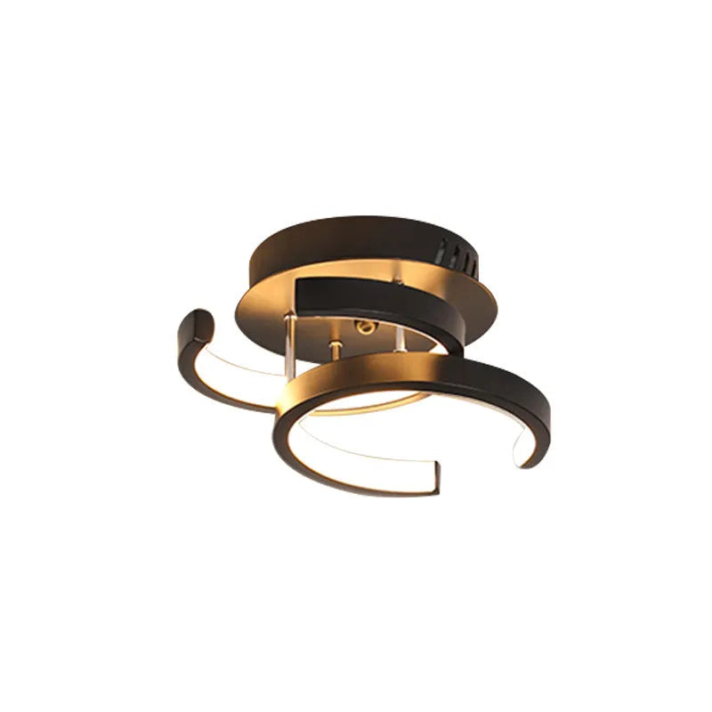 Geometric LED corridor wall lights in three styles for hotel and restaurant lighting