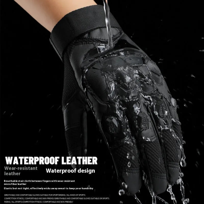 Men's black tactical fingerless gloves with touch screen fingertips for training use