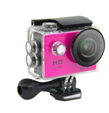 SJ4000 waterproof action camera with 30m casing, 170-degree wide-angle lens, 2.0-inch LCD screen, black housing
