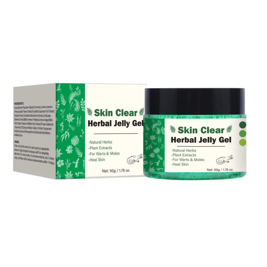 Cross-border Clear Herbal Gel 50g for body care in packaging